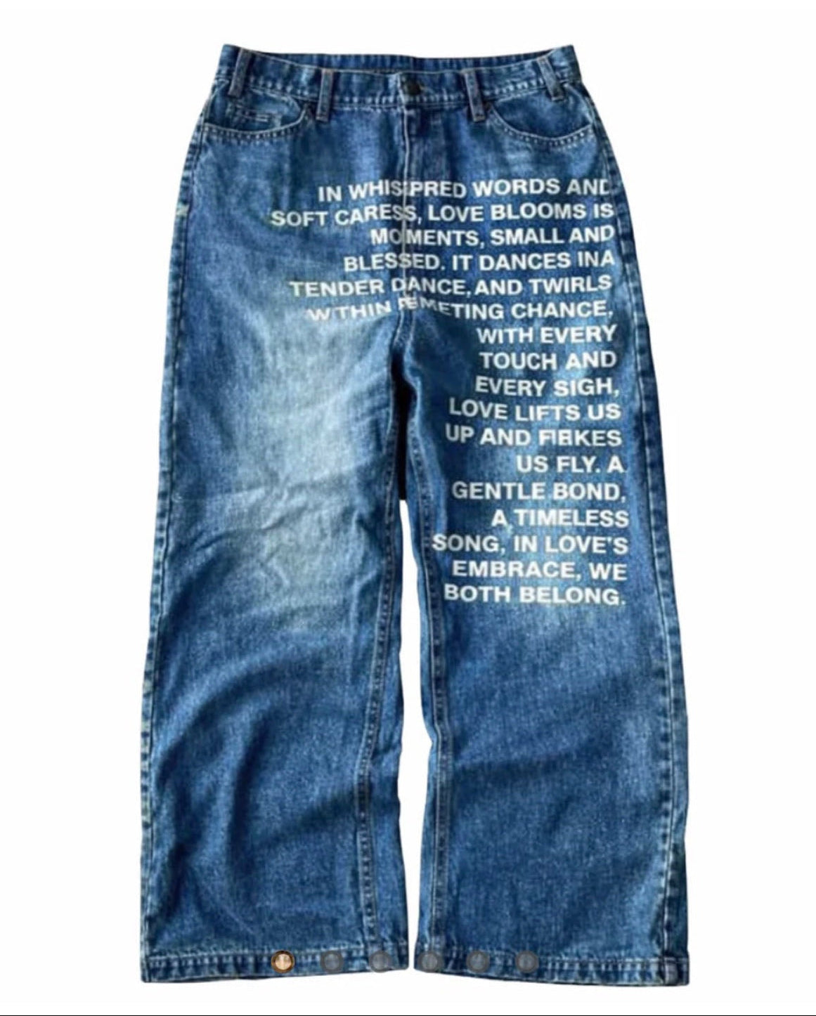 Archive Writing Jeans