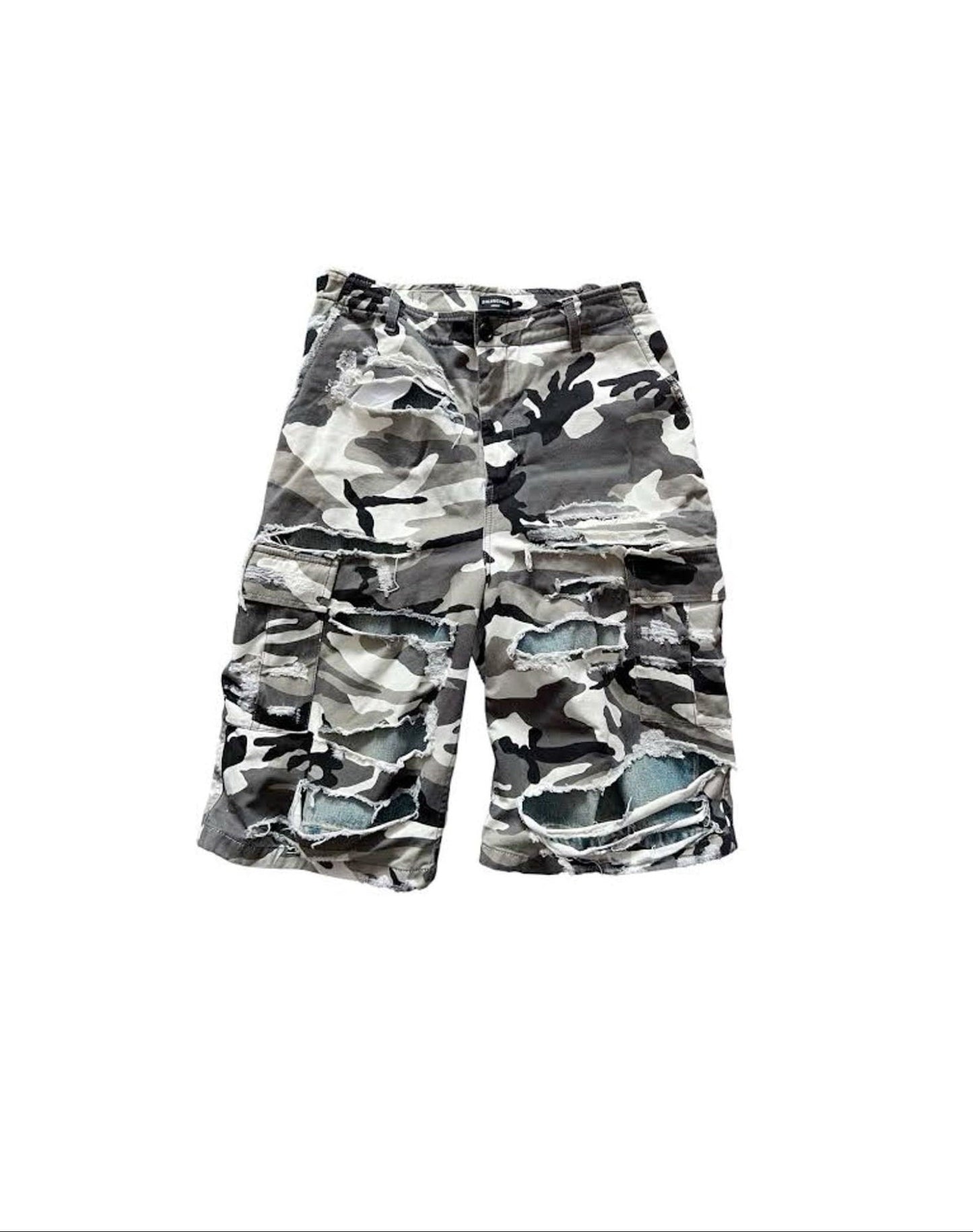 Balenciaga Camo Cargo Shorts