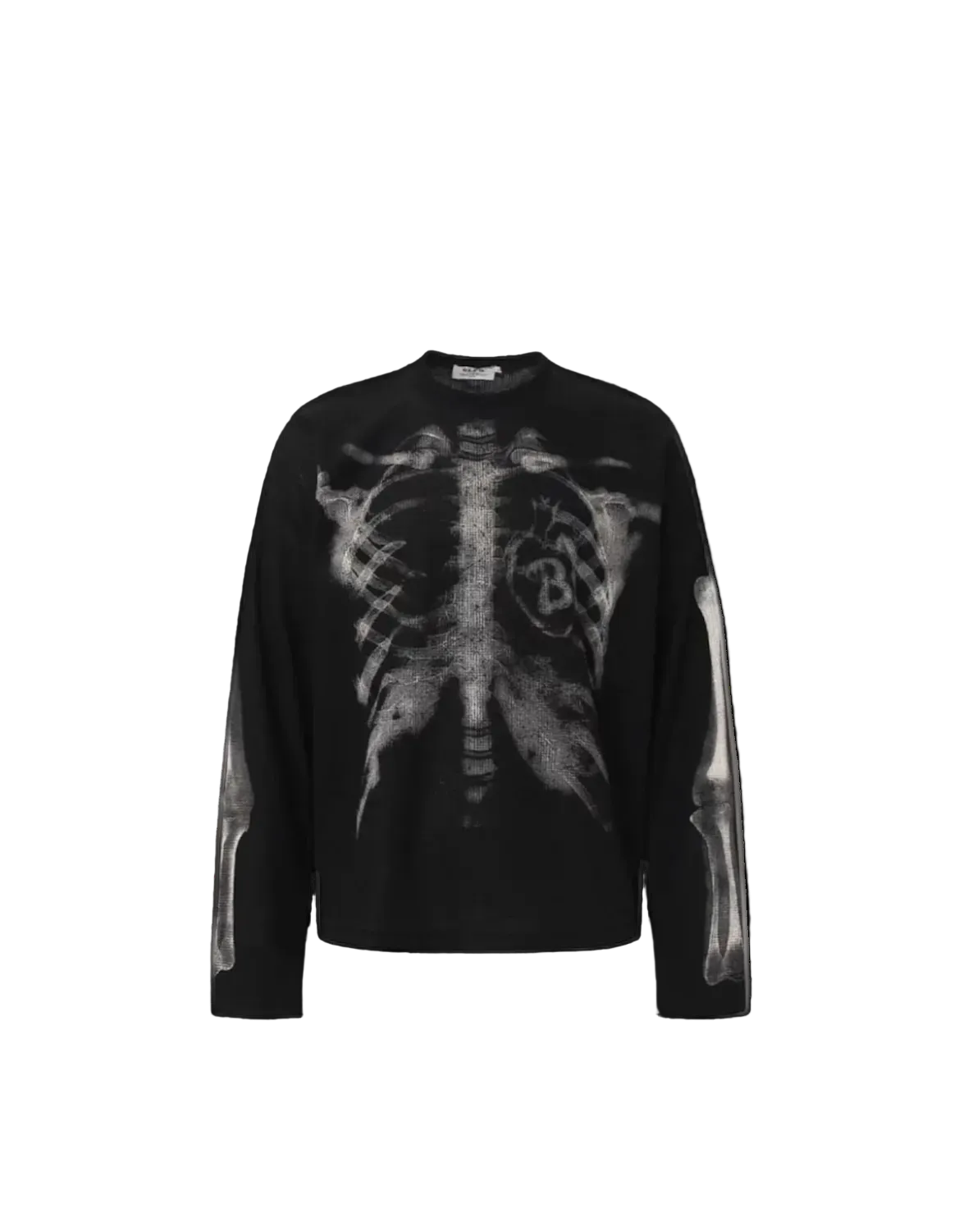 Black archive skeleton longsleeve