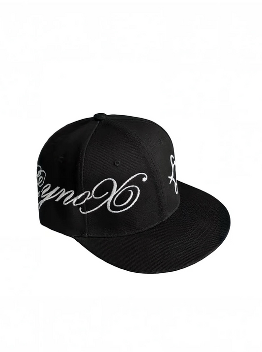 Black archive cursive cap